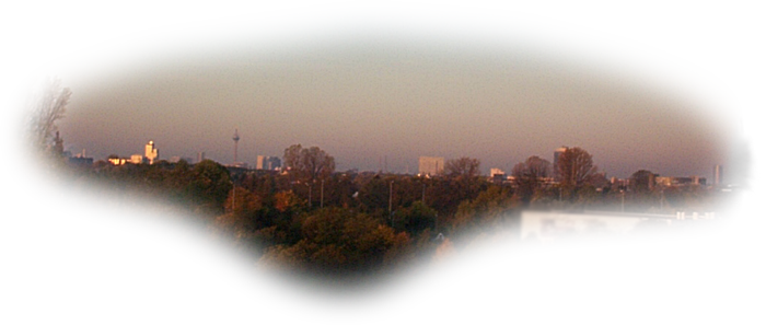 Panorama auf Düsseldorf